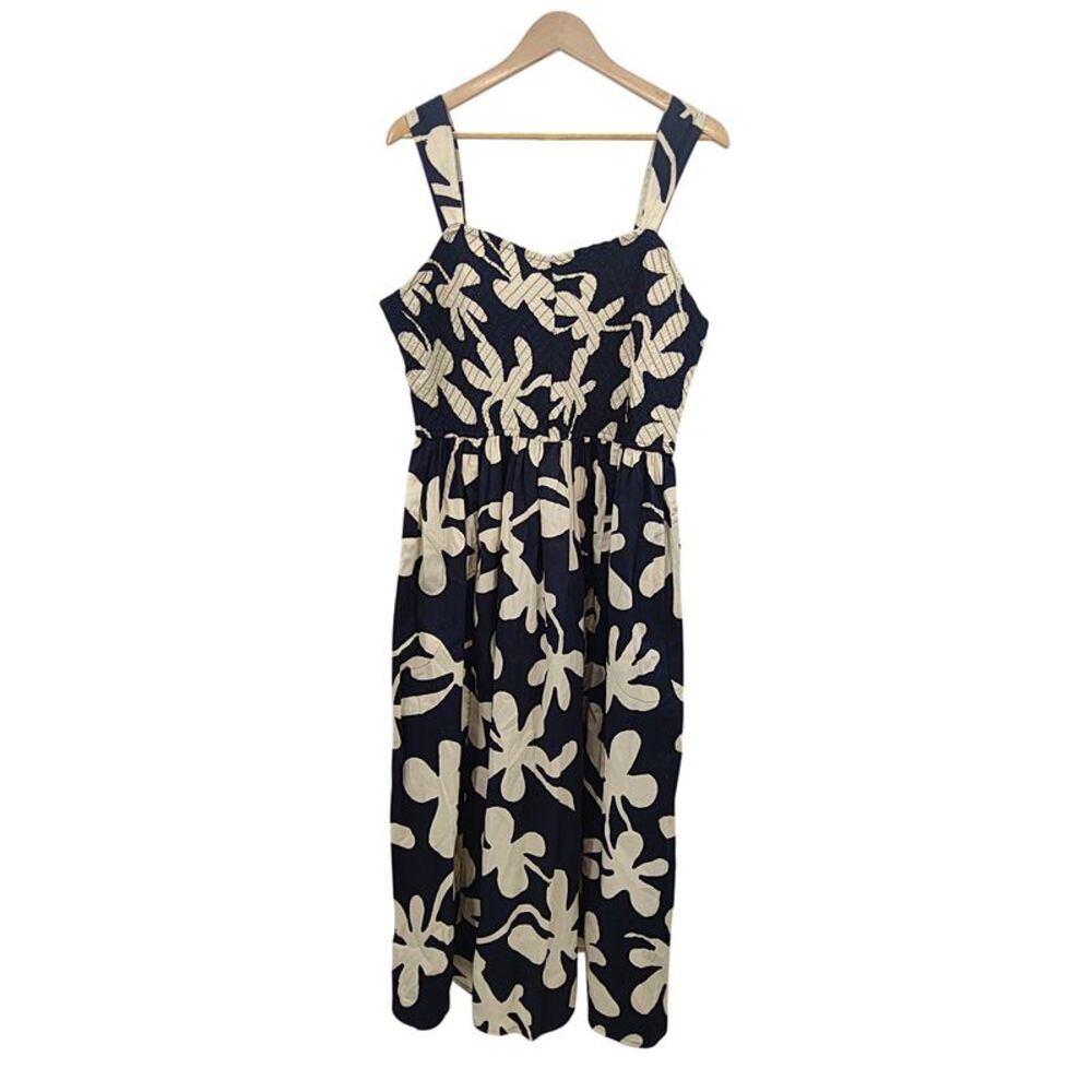 NicZoe Glowing Flower Sarah Dress Blue Xxl